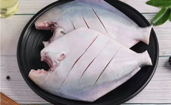 White Pomfret (Paplet/Avoli) Whole Cleaned