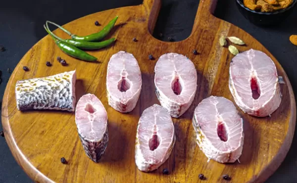 Murrel ( Koremenu) Steaks with Head