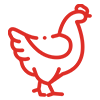 Not sourced, but raised on our farms